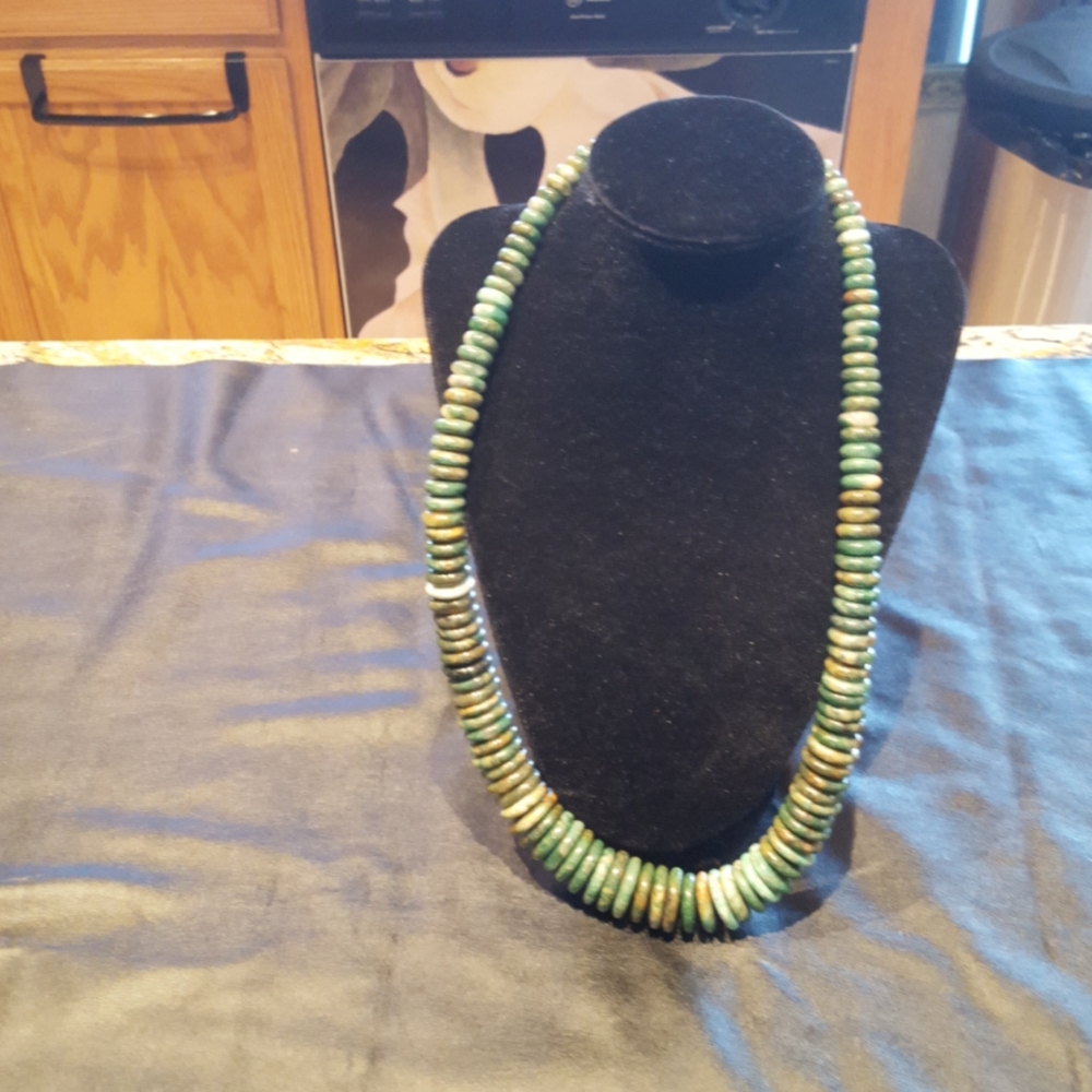 Fas Green Jasper Necklace